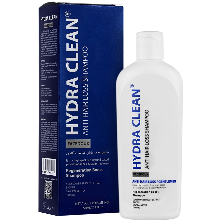 hydra clean  شامپو ضد ریزش مناسب اقایان هیدراکلین