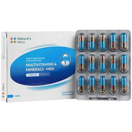 مولتی ویتامین و مینرال آقایان (30 عددی)