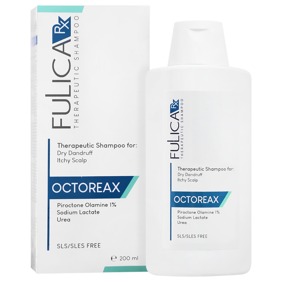 شامپو ضد شوره پوست سر خشک اوکتورکس فولیکا آر ایکس Octoreax Dry Dandruff Itchy Scalp Shampoo Fulica RX