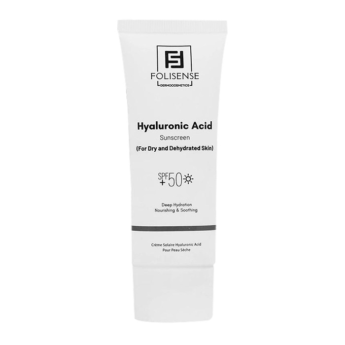 کرم ضد آفتاب هیالورونیک اسید SPF50+ فولیسنس