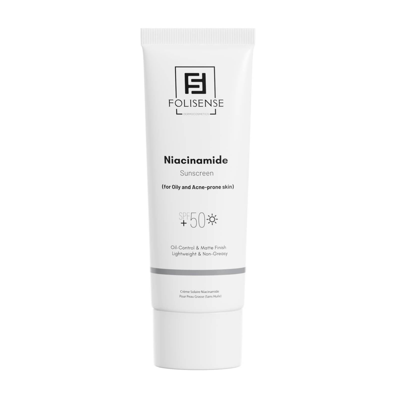 کرم ضد آفتاب نیاسینامید SPF50+ فولیسنس