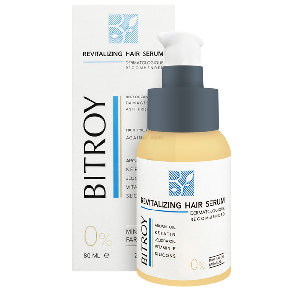 سرم موی مغذی آرگان بیتروی حاوی کراتینBitroy revitalizing argan line therapy hair serum بیتروی