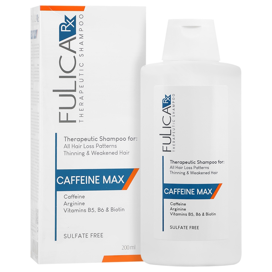 شامپو تقویت کننده و حجم دهنده کافئین مکس  Caffeine Max Thining And Weakened Hair Shampoo