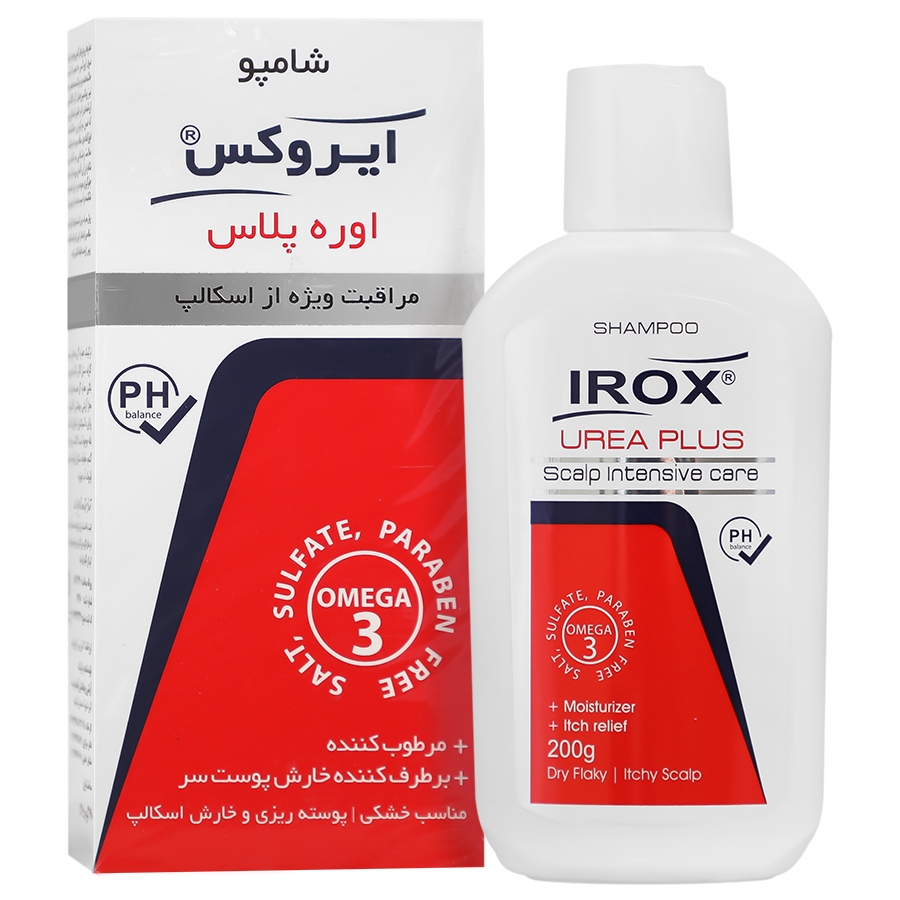 شامپو اوره پلاس آیروکس Urea Plus Shampoo Irox