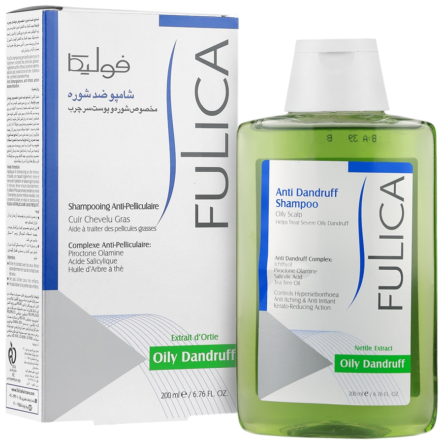 شامپو ضد شوره پوست سر چرب فولیکا آر ایکس Anti Dandruff Shampoo For Oily Scalp