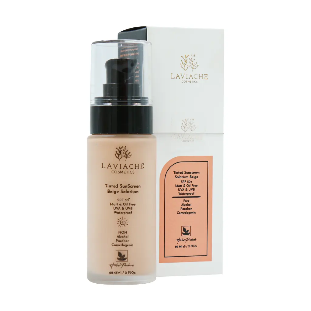 کرم ضد آفتاب رنگی مات SPF50 لاویاچه