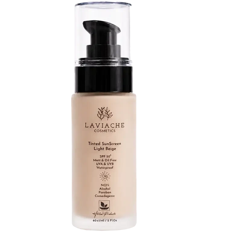 ضد آفتاب ضد لک رنگی لاویاچه +SPF50 - بژ روشن