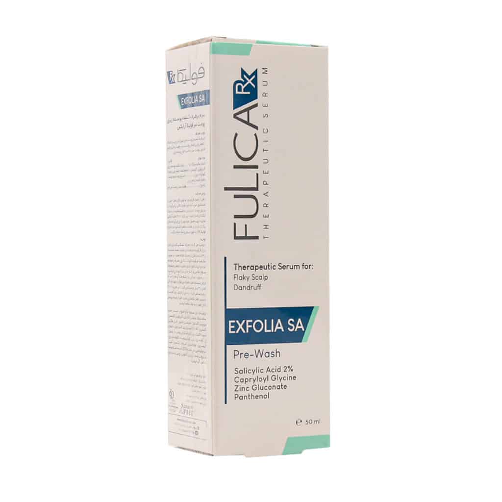 سرم رفع پوسته ریزی سر اکسفولیا اس ای  Exfolia SA Flaky Scalp Dandruff Serum